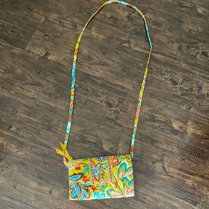 EUC - Vera Bradley Provençal Crossbody Trifold Wallet
